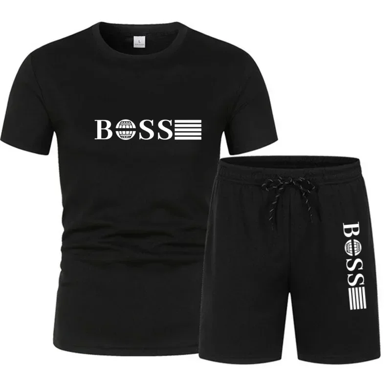 Outdoor Sports Outfit - Men's summer sports outfit, 2-piece set:
