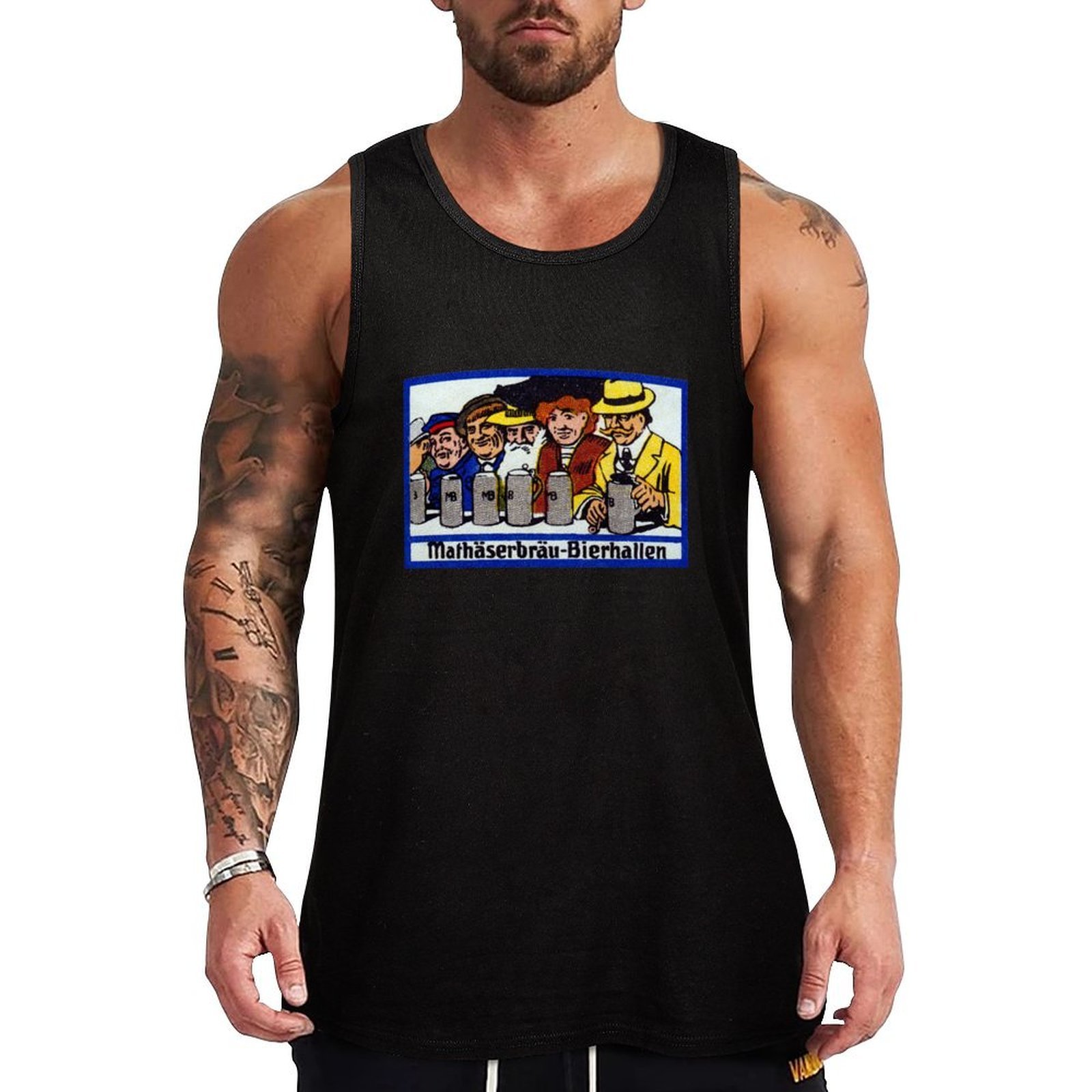 1905 Berlin Beer Hall Tank Top - Outdoor Sports Hall ulasan dan harga