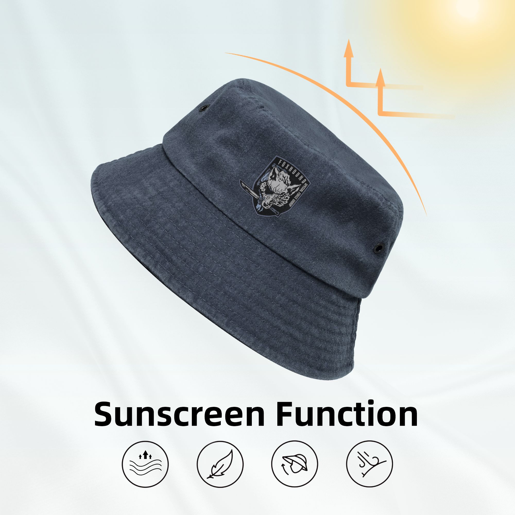 Women Bucket Hat Metal Gear So - Outdoor Sport Ideas ulasan dan harga