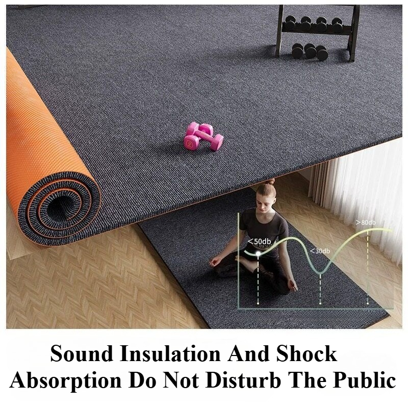 Thick Soundproof Carpet Mat No - Outdoor Sport Jas ulasan dan harga