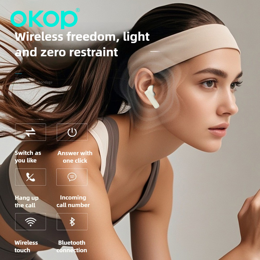 OKOP AI Headset,Wireless Bluet - Outdoor Sport Activity ulasan dan harga