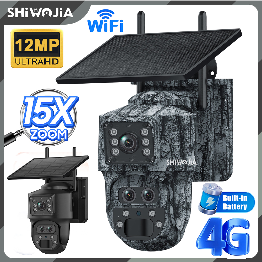 SHIWOJIA 12MP 15X Zoom 4G Sim  - Outdoor Sport Camera ulasan dan harga