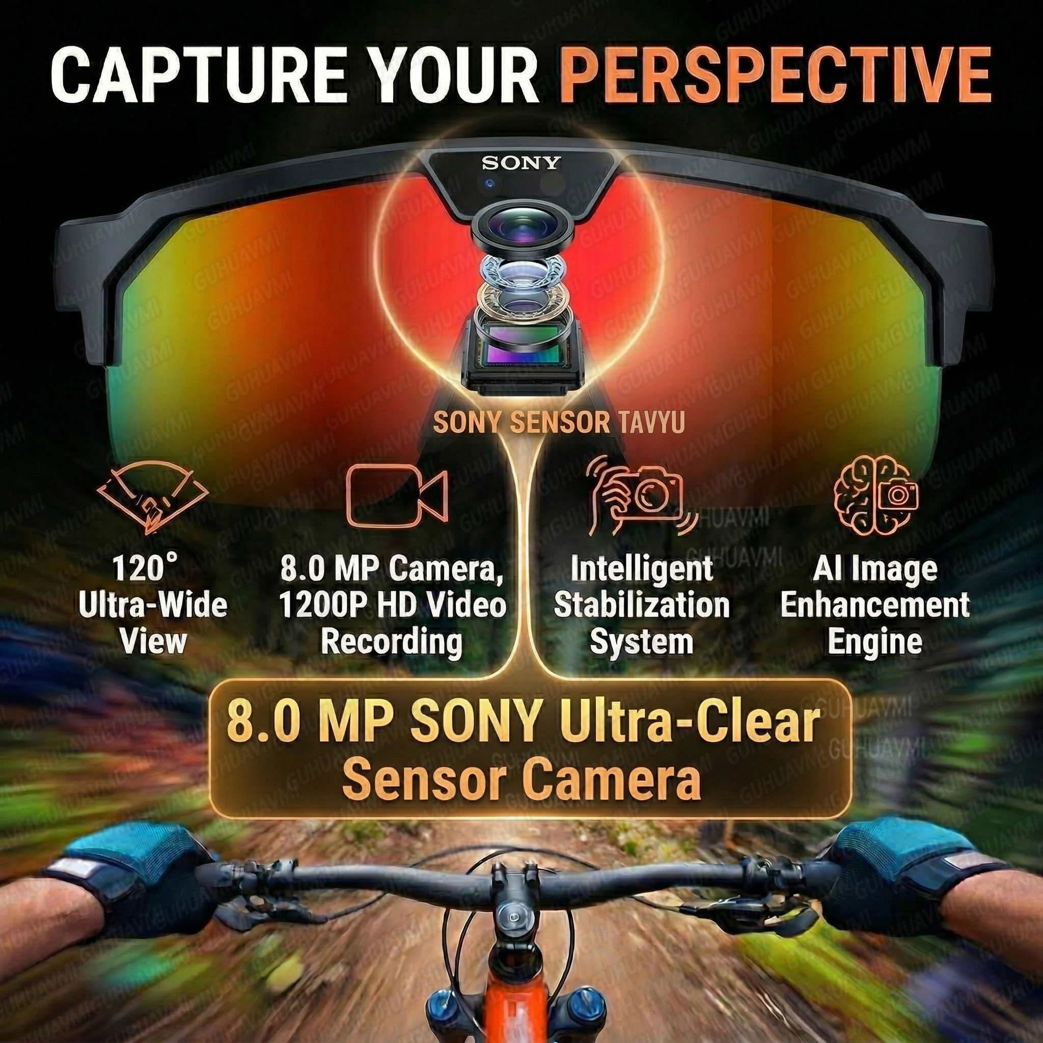 New AI Smart Glasses For Outdo - Outdoor Sport Camera ulasan dan harga