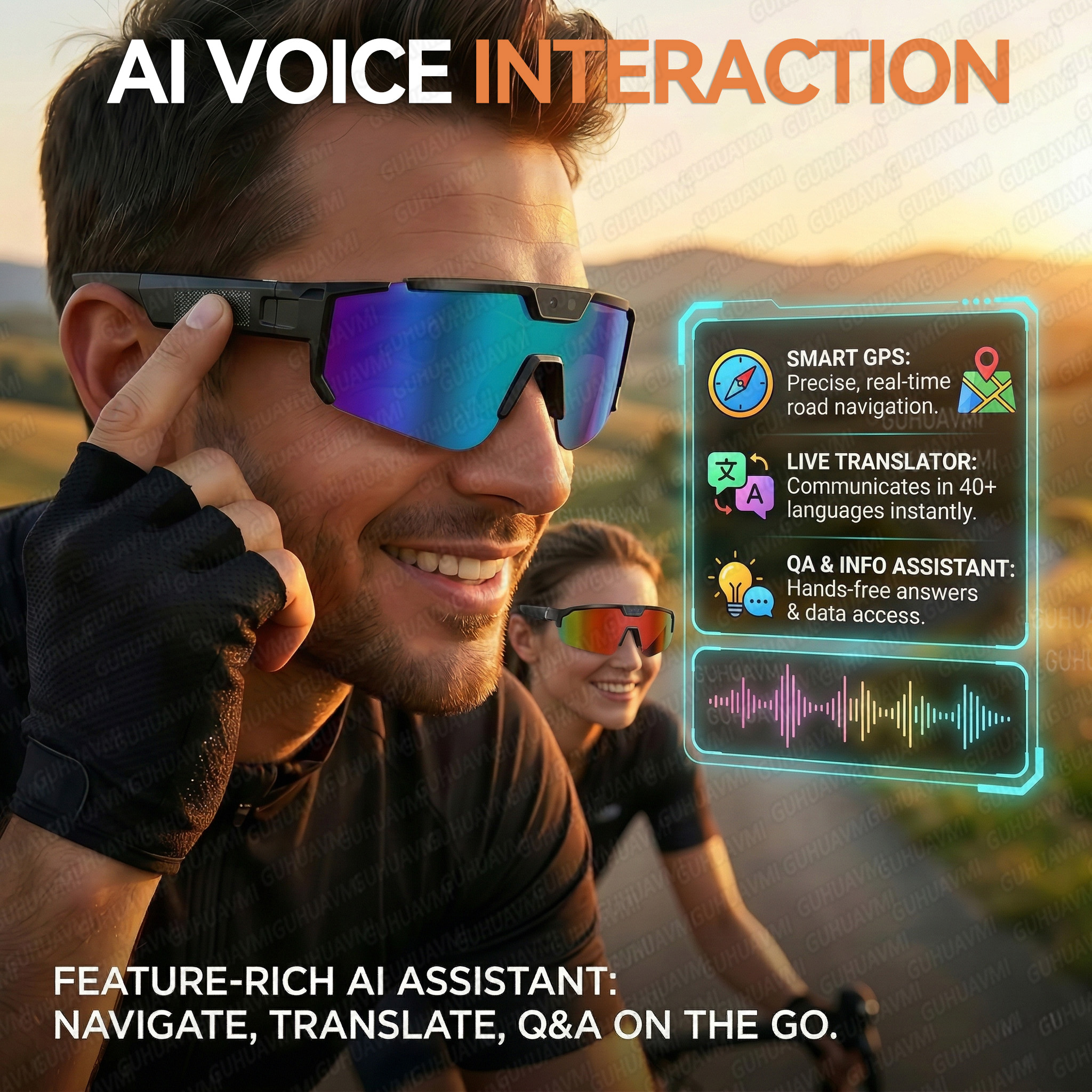 New AI Smart Glasses For Outdo - Outdoor Sport Camera ulasan dan harga