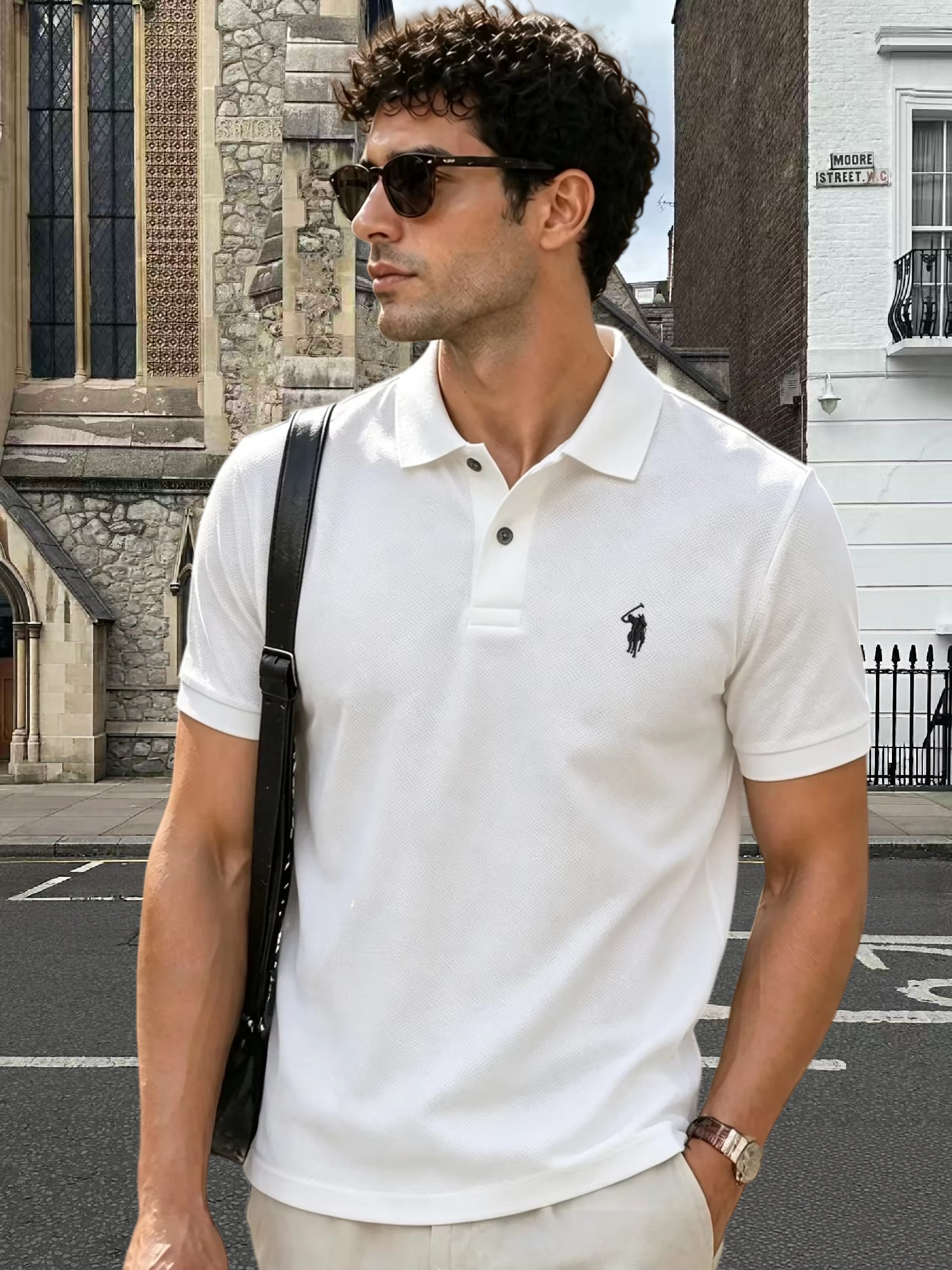 High quality pure cotton breat - Polo Shirt Equestrian ulasan dan harga