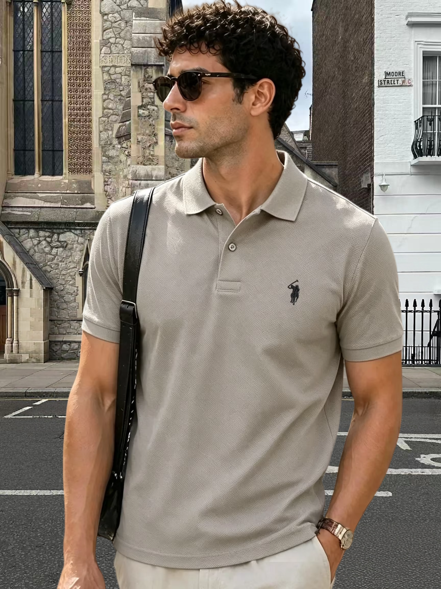 High quality pure cotton breat - Polo Shirt Equestrian ulasan dan harga