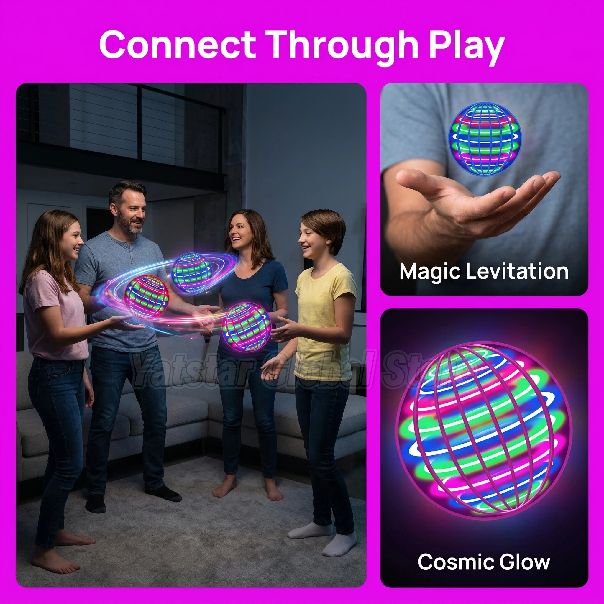 Glowing Smart Sensor Floating  - Outdoor Sport Activity ulasan dan harga
