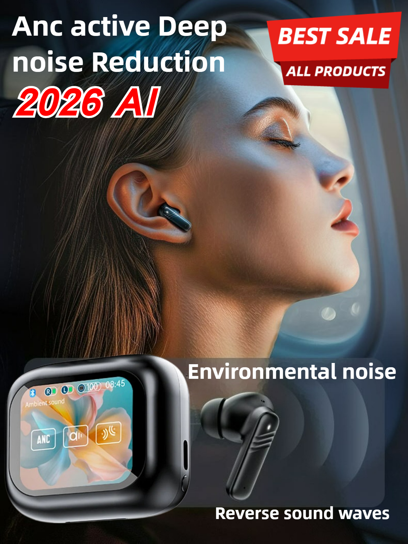 2026 NEW Professional ANC Earb - Outdoor Sport Activity ulasan dan harga