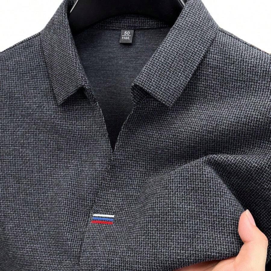 Mens Long Sleeve Shirt With Em - Polo Shirt Equestrian ulasan dan harga