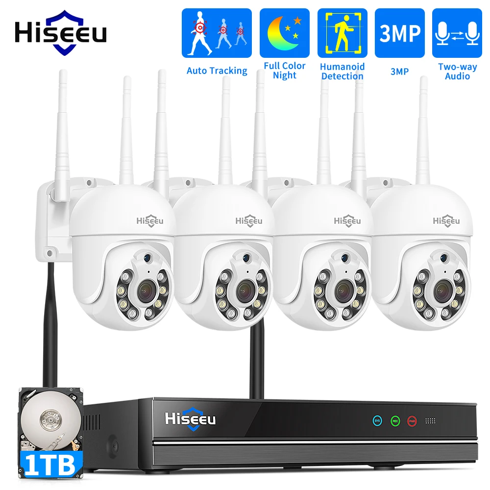 Hiseeu 5MP WiFi CCTV Camera Se - Outdoor Sport Camera ulasan dan harga