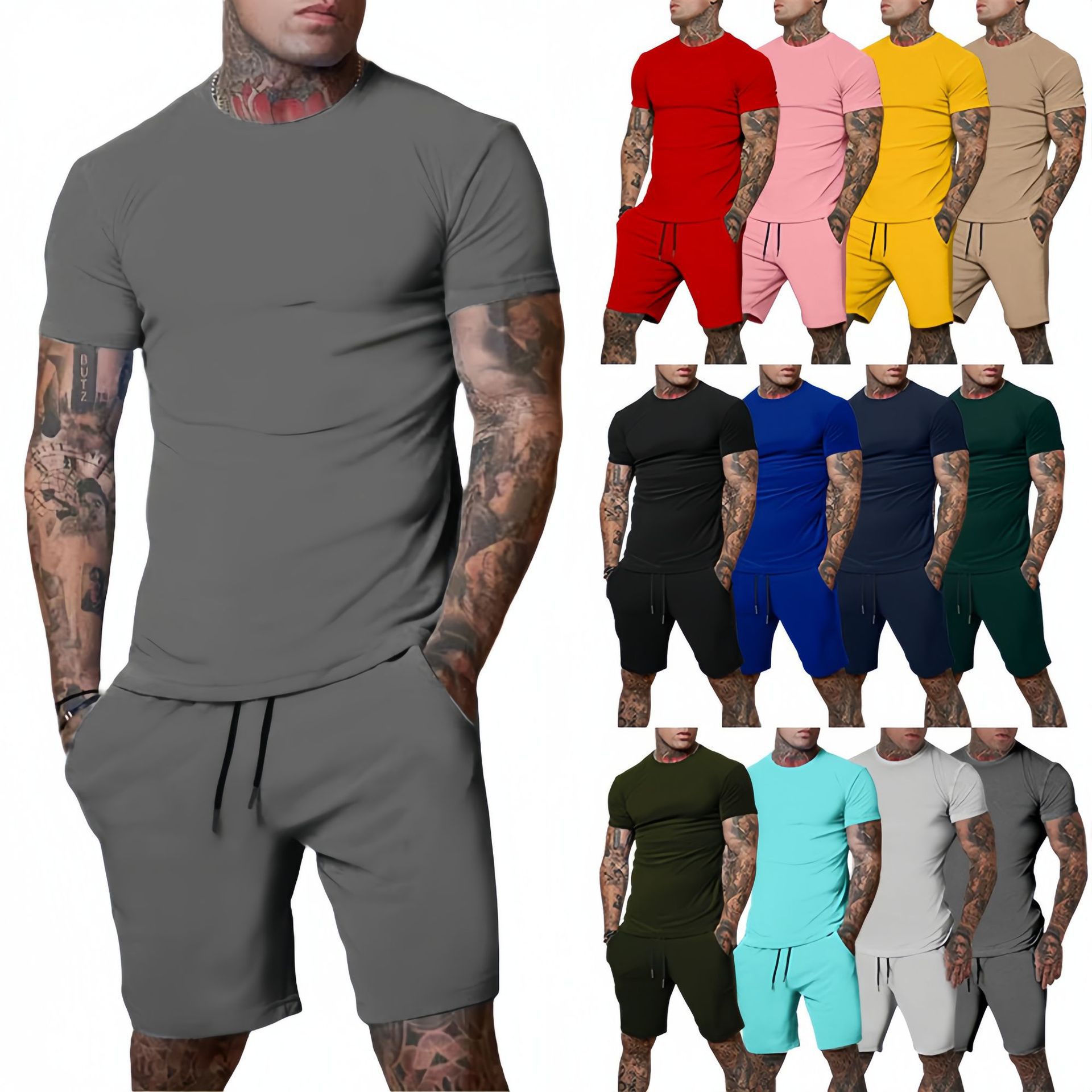 Fashionable and Casual Summer  - Outdoor Sports Outfit ulasan dan harga