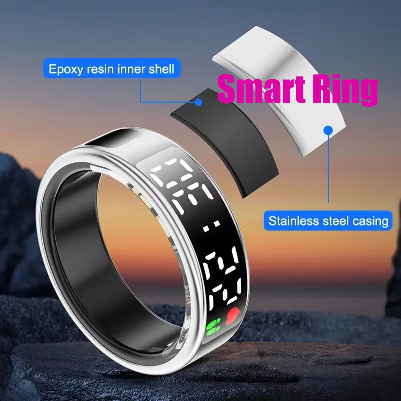 Fitness Sleep Smart Ring LED D - Outdoor Sport Activity ulasan dan harga