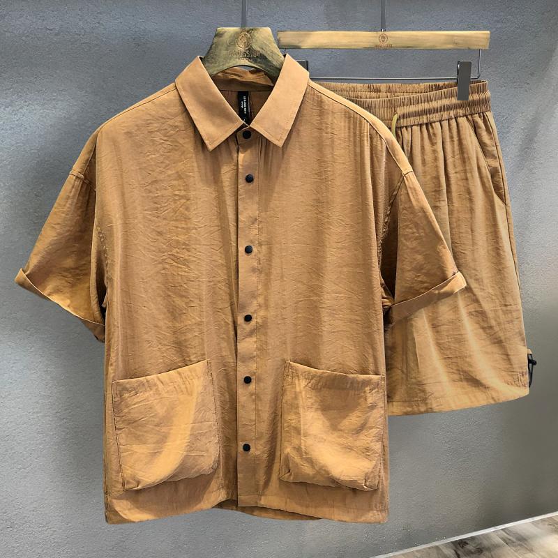 Ice Silk Cooling Fabric Men's  - Outdoor Sports Outfit ulasan dan harga